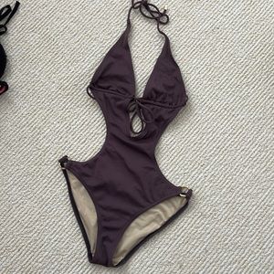 Victoria’s Secret xs bikini one piece open back halter neck